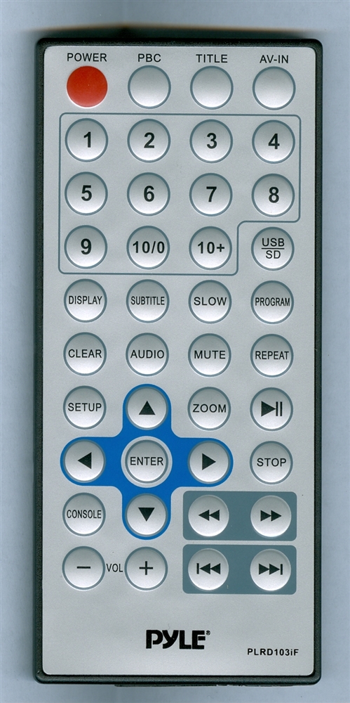 PYLE PLRD103IF PLRD103IF Refurbished Genuine OEM Original Remote