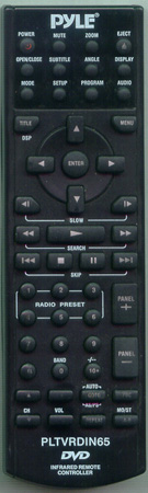 PYLE PLTVRDIN65 PLTVRDIN65 Genuine  OEM original Remote