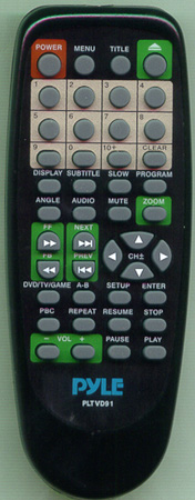 PYLE PLTVD91 Genuine  OEM original Remote