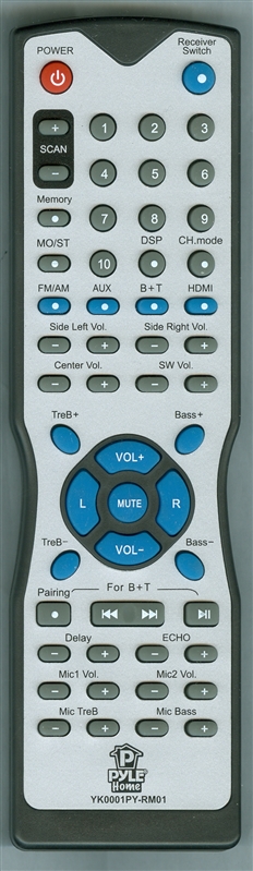 PYLE PT588AB YK0001PY-RM01 Genuine  OEM original Remote