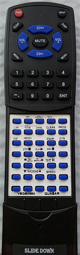QUASAR VSQS0664 replacement Redi Remote