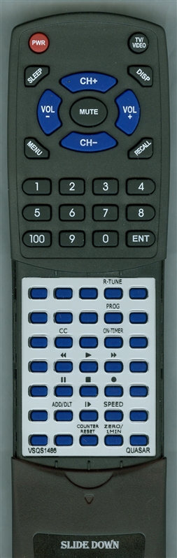 QUASAR VSQS1486 replacement Redi Remote