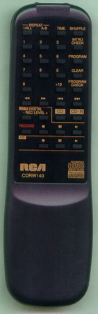 RCA 12406112 CDRW140 Genuine  OEM original Remote