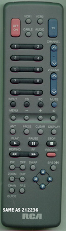 RCA 212233 CRK62A2 Genuine  OEM original Remote