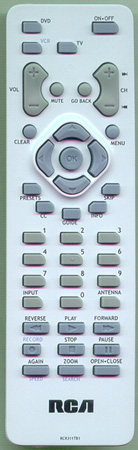 RCA 264862 RCR311TB1 Genuine OEM original Remote