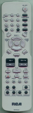 RCA 273470 RCR192AC1 Genuine  OEM original Remote