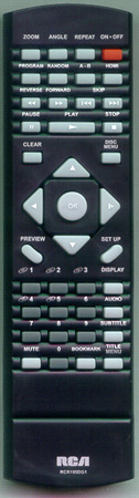 RCA 275298 RCR195DG1 Genuine  OEM original Remote