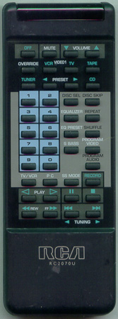 RCA 58A18340 RC2070U Genuine OEM original Remote