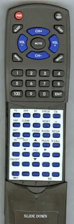 RCA 198512 CRK55P replacement Redi Remote