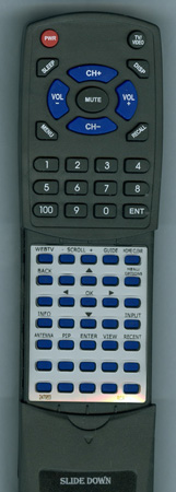 RCA 245864 CRK76WB1 replacement Redi Remote