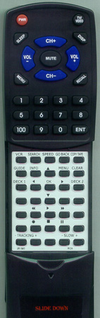 RCA 251390 CRK76VF1 replacement Redi Remote