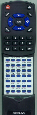 RCA 254782 CRK76TY1 replacement Redi Remote