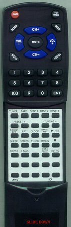 RCA 261472 RS2025 replacement Redi Remote