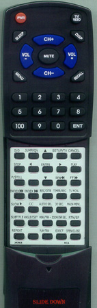RCA 262906 076N0HG010 replacement Redi Remote