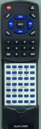 RCA 58A15481 RC2050N replacement Redi Remote