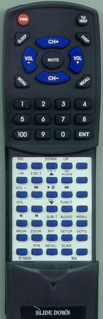 RCA RC104DVD replacement Redi Remote