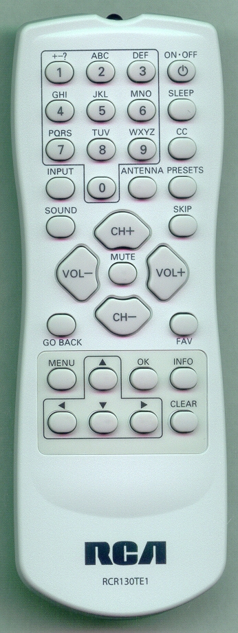 RCA 269085 RCR130TE1 Refurbished Genuine OEM Original Remote