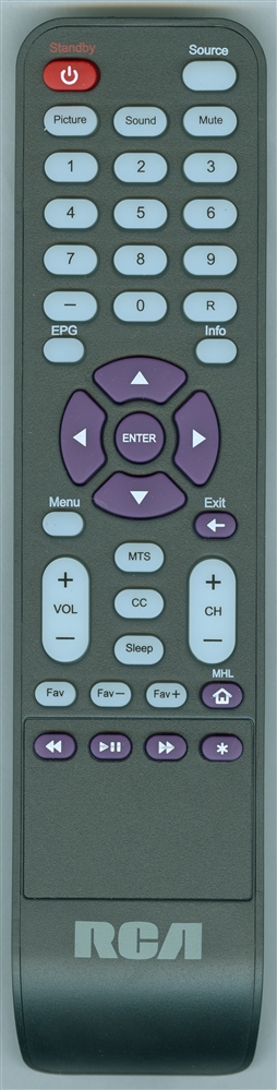 RCA RLDED3231ABRK Genuine OEM original Remote