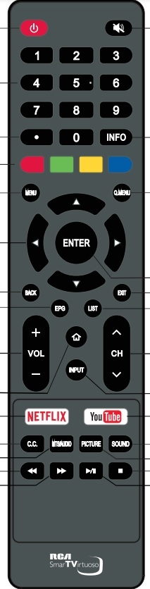 RCA RNSMU5839 Genuine OEM original Remote