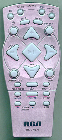 RCA RS2767I Genuine OEM original Remote