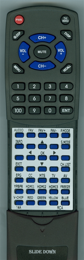 RCA 14A replacement Redi Remote