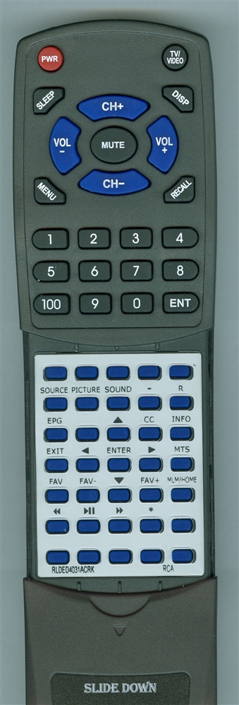 RCA RLDED4031ACRK replacement Redi Remote