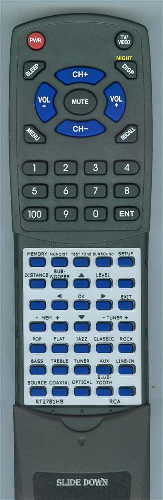 RCA RT2781HB replacement Redi Remote