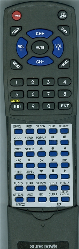 RCA RTB10220 replacement Redi Remote