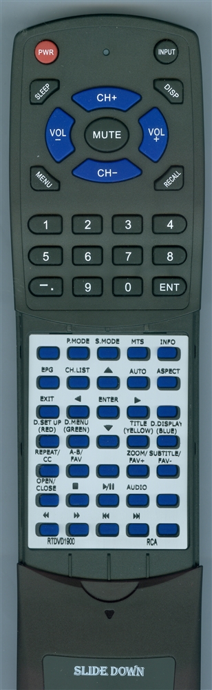 RCA 4D replacement Redi Remote