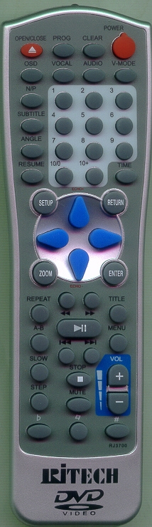 RJ TECHNOLOGY JX-9001 RJ3700 Genuine  OEM original Remote