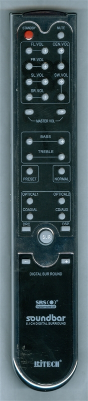 RJ TECHNOLOGY RJ8000SB Genuine  OEM original Remote