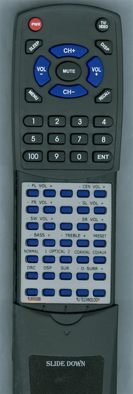 RJ TECHNOLOGY RJ8000SB replacement Redi Remote