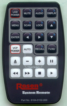 ROSEN 8104-0102-000 Genuine  OEM original Remote