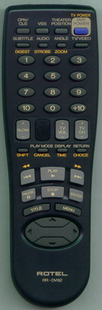 ROTEL RR-DV92 RRDV92 Genuine  OEM original Remote