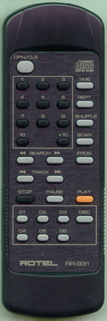 ROTEL RR931 RR931 Genuine  OEM original Remote