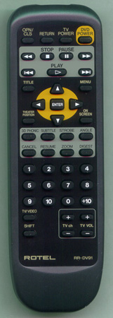 ROTEL RR-DV91 Genuine OEM original Remote
