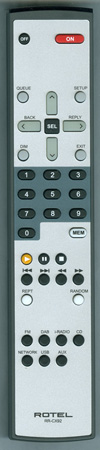 ROTEL RR-CX92 Genuine OEM original Remote