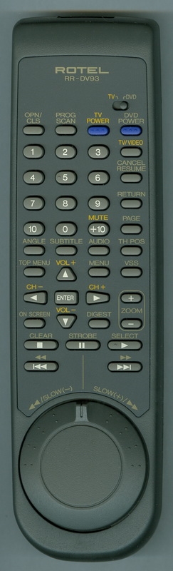 ROTEL RR-DV93 Genuine OEM original Remote