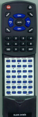 VIVITEK LT40PL3A replacement Redi Remote