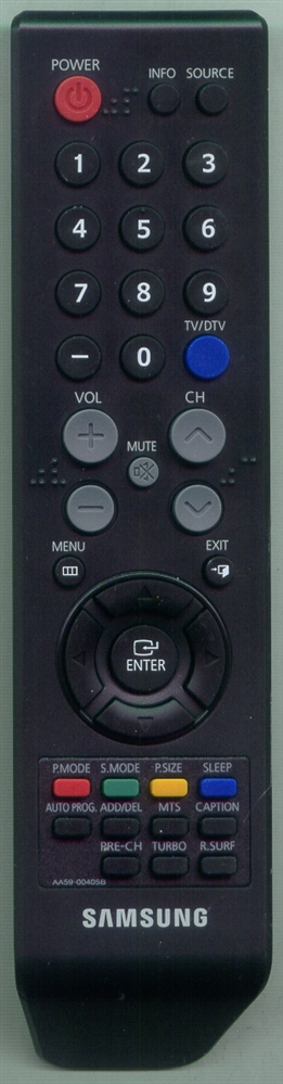 SAMSUNG AA59-00405B Refurbished Genuine OEM Remote