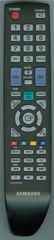 SAMSUNG AA59-00548A Refurbished Genuine OEM Original Remote