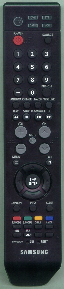 SAMSUNG BP59-00107A Genuine OEM original Remote
