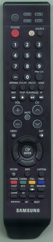 SAMSUNG BP59-00124A Refurbished Genuine OEM Original Remote