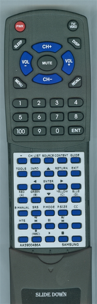 SAMSUNG AA59-00486A replacement Redi Remote