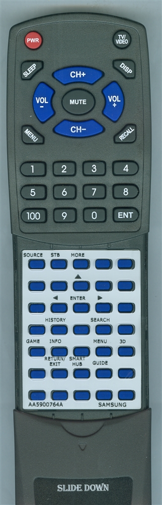 SAMSUNG AA59-00764A Custom Built Redi Remote