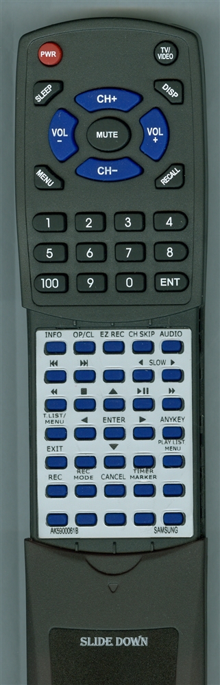 SAMSUNG AK59-00061B 00061B replacement Replacement Redi Remote