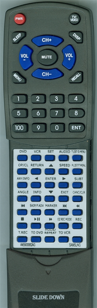 SAMSUNG AK59-00062AG 00062A replacement Redi Remote