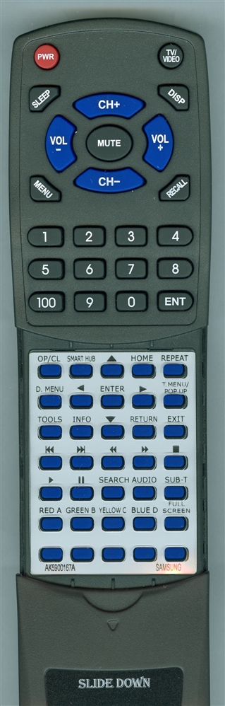 SAMSUNG AK59-00167A replacement Redi Remote