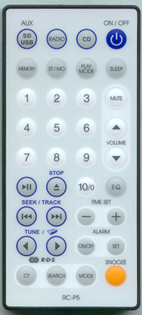 SANGEAN 389QL02-A RC-P5 Genuine OEM original Remote