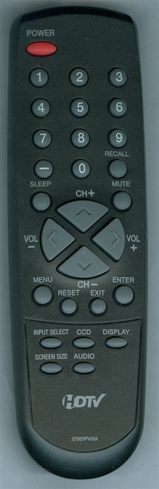 SANSUI 076E0PV02A Refurbished Genuine OEM Original Remote